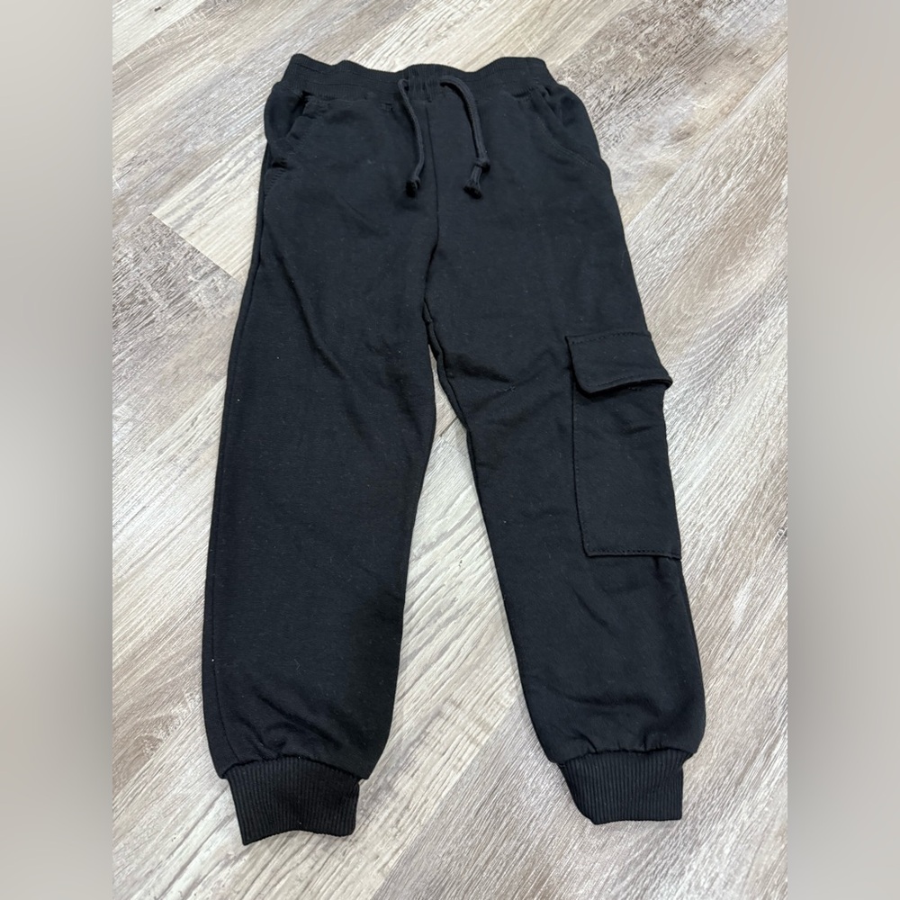 Kids Classic Black Jogger Pants